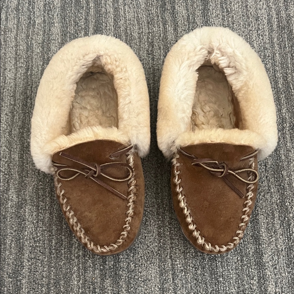LL Bean Moccasin Slippers